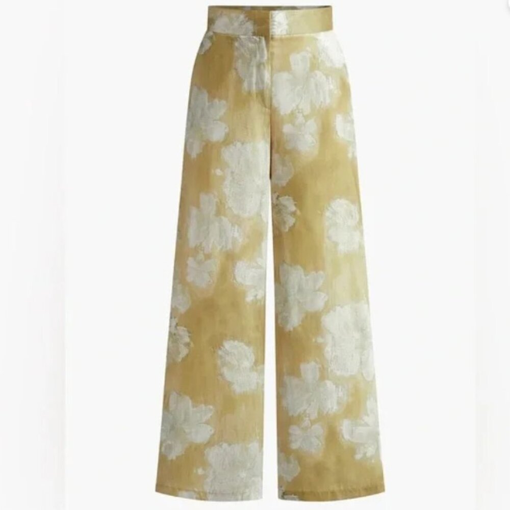 Floral Printed Straight Pants